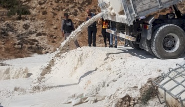 Media Tour to Highlight the Pollution at Wadi Al-Samen Stream