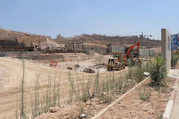 Hebron Waste Water Treatment Plant Construction Site