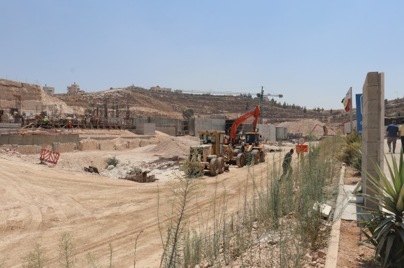 Hebron Waste Water Treatment Plant Construction Site