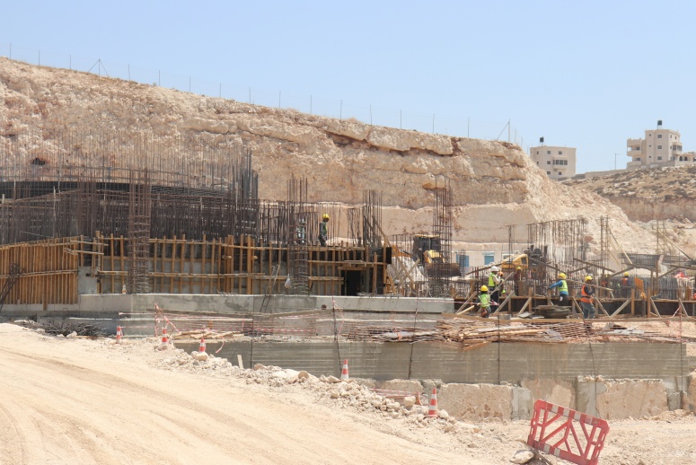 Hebron Waste Water Treatment Plant Construction Site